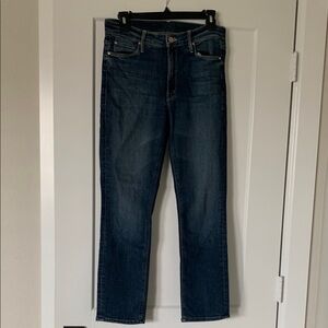 MOTHER Blue Straight Jeans Classic Versatile Design